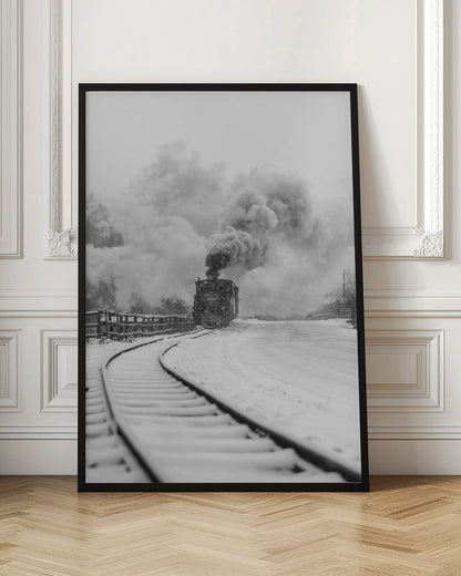 Artwork- Mocanita Hutulca-24X36inches-In Black Floating Frame