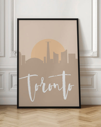 Wall art Skyline Earth Tone 2 92-36X48inches-Gallery Wrapped (Ready to Hang)
