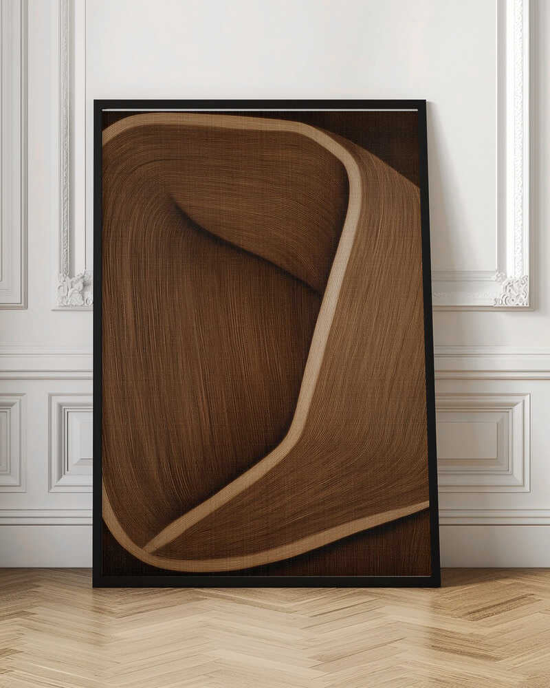 Wall art Caramel lines II