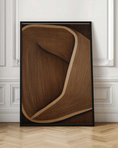 Wall art Caramel lines II