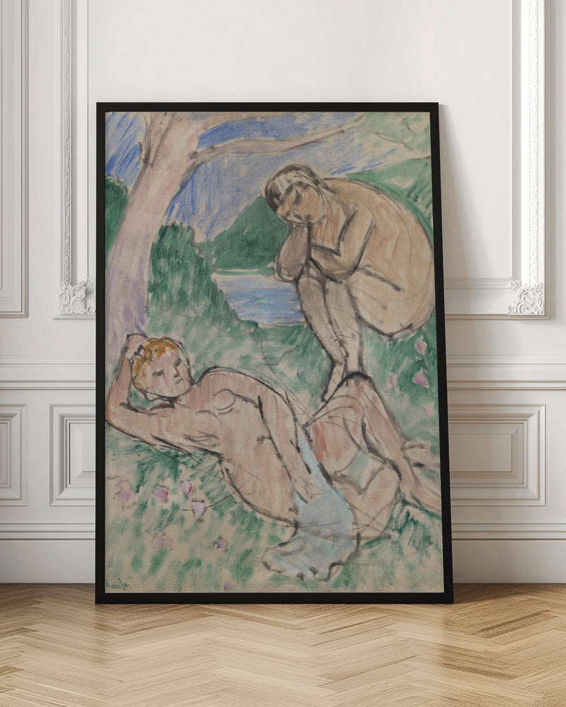 Artwork  Baigneurs -inches