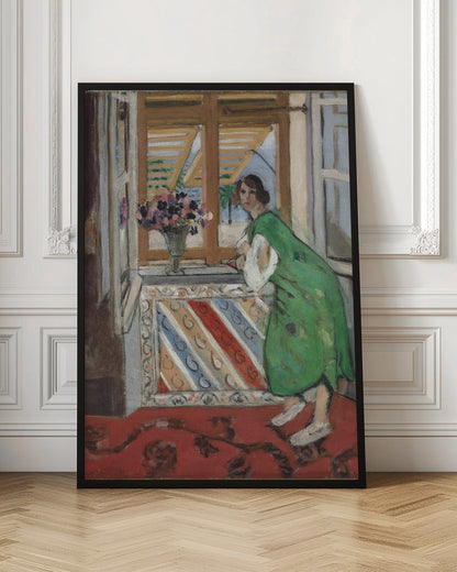 Artwork  Jeune Fille a La Mauresque Original 1949 -inches