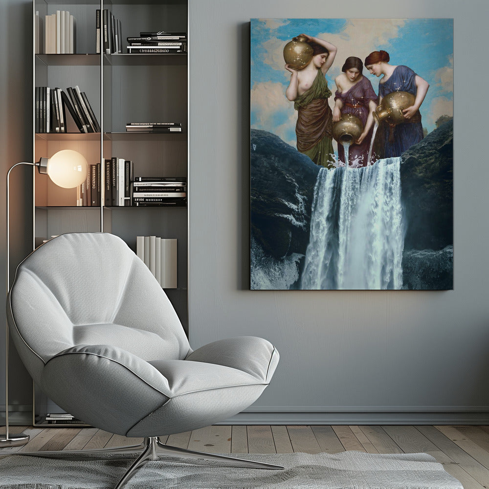 canvas prints Magic Waterfallinches- 