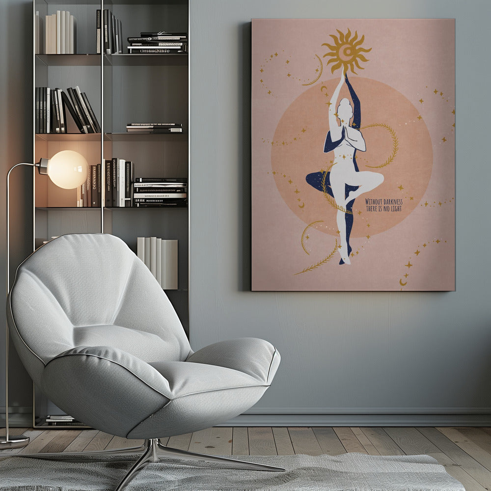 canvas prints Spiritual Sun, Moon / Spir 18inches- 
