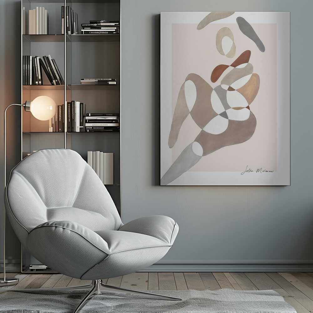 Wall art Flowing Silhouettes