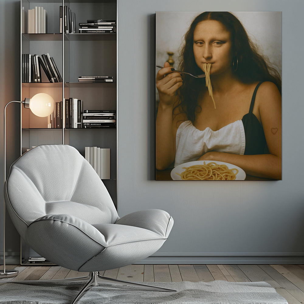 canvas prints Parody of the Mona Lisainches- 