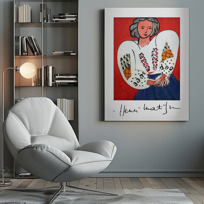 Artwork  Henri Matisse, La Camicetta Romena, 1940 36X48-inches