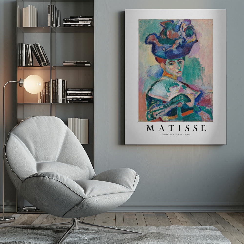 Artwork  Woman With Hat 1905 36X48-inches