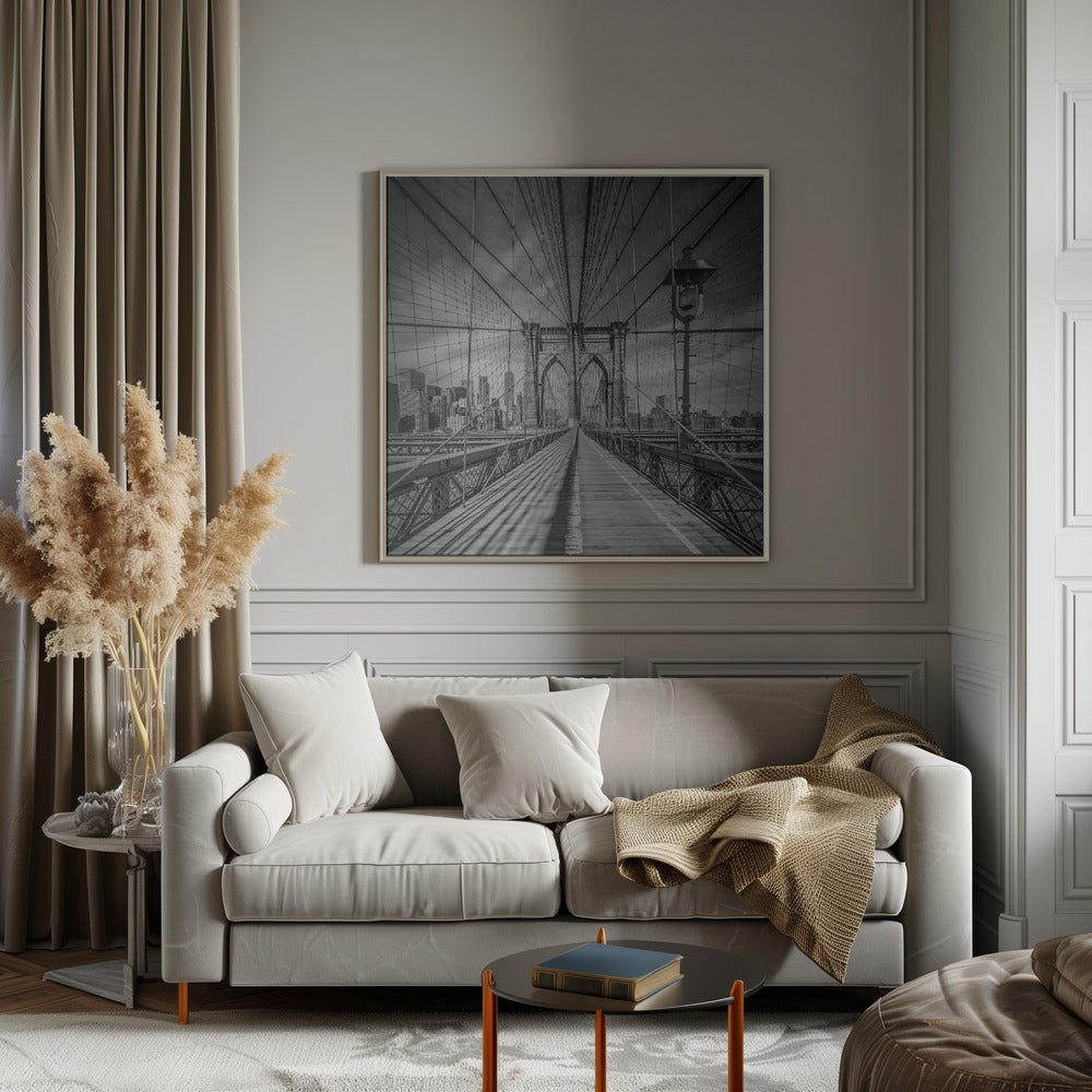  NYC Brooklyn Bridge Wall Artwork 0