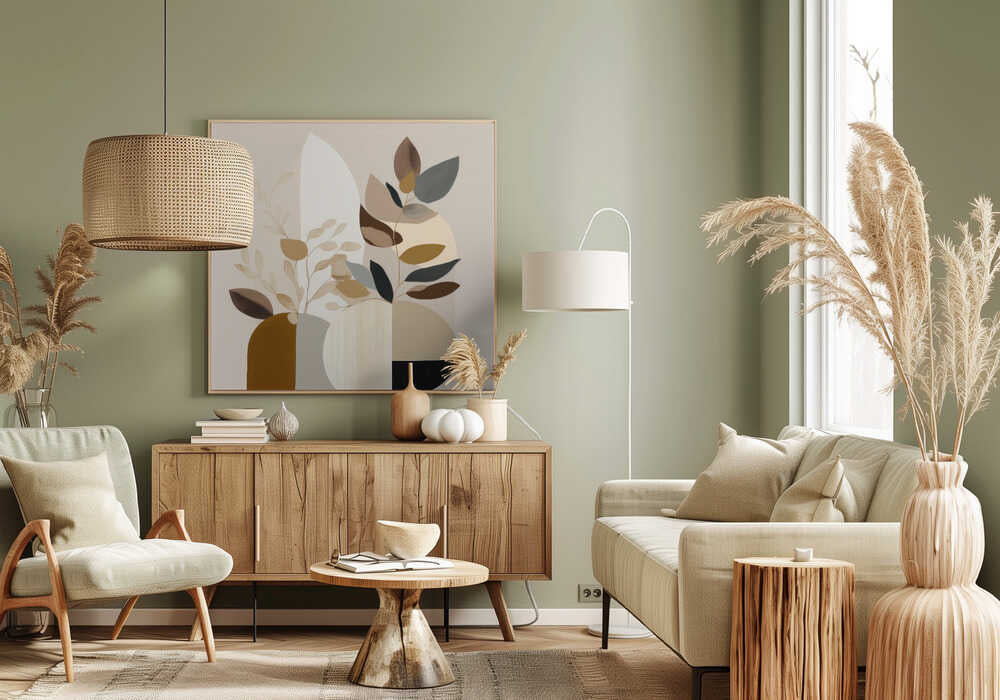 Wall art Beauty In Beige Fauna