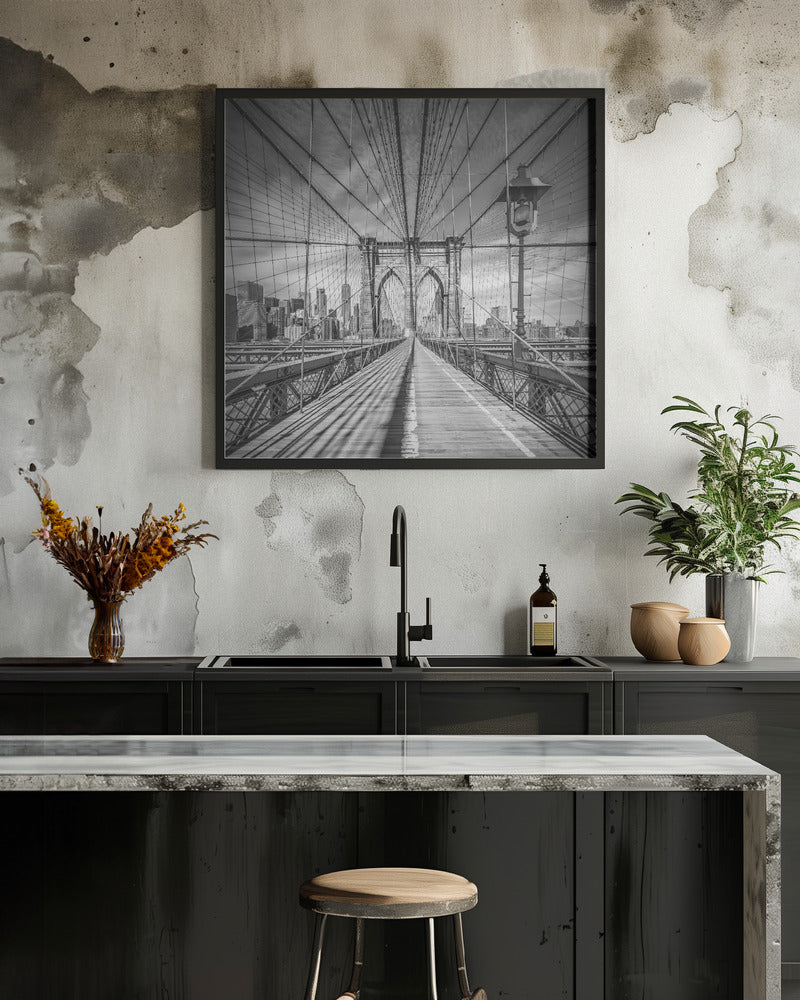  NYC Brooklyn Bridge Wall Artwork 0