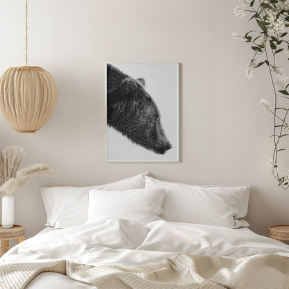 Artwork- The Salmon Catcher-16X20inches-In White Floating Frame