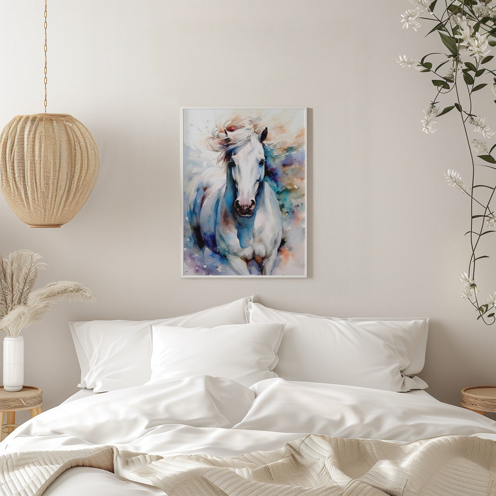  Watercolor Horse (1) Wall Artwork 0