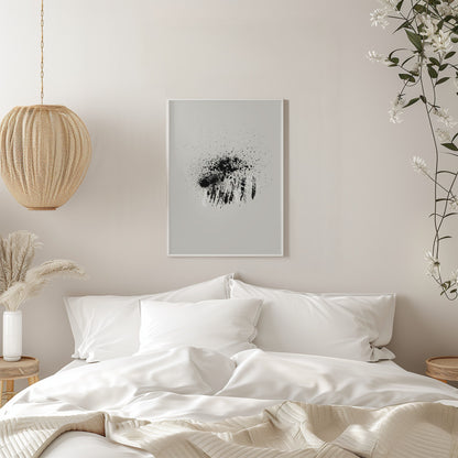 Wall art Brush splatters #3