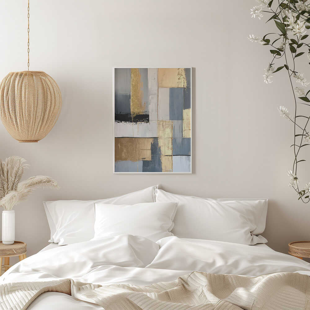 Wall art Golden Greys 1