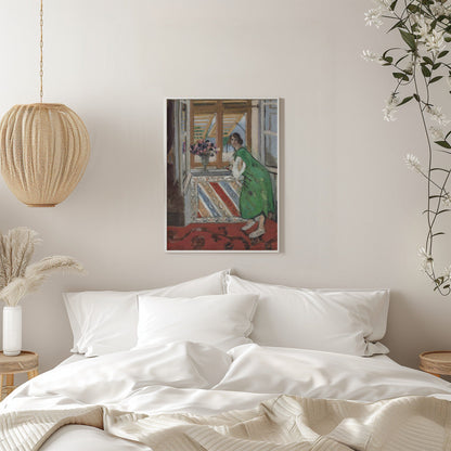 Artwork  Jeune Fille a La Mauresque Original 1941 16X20-inches
