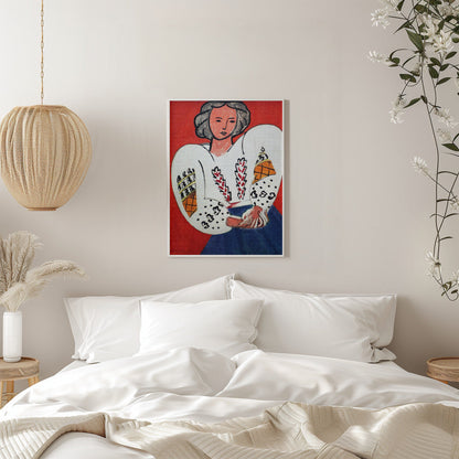 Artwork  La Camicetta Romena 1940 16X20-inches