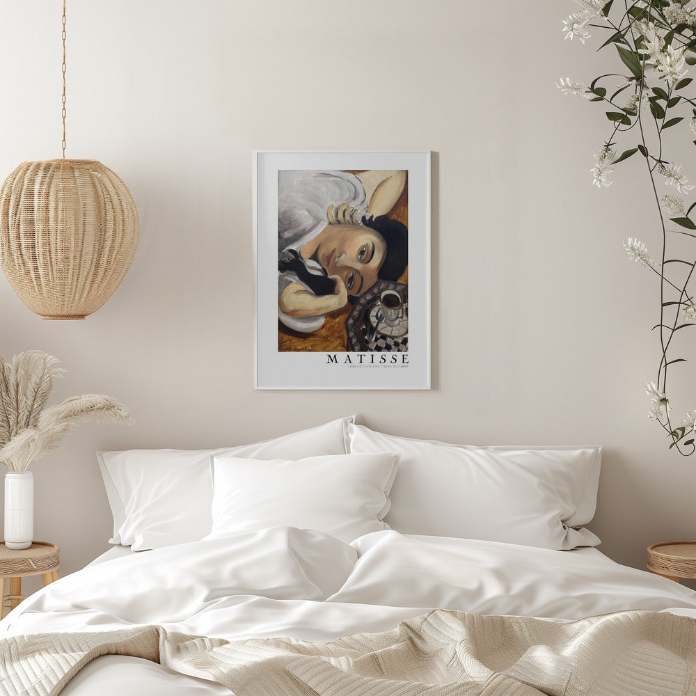 Artwork  Lorette Con Una Tazza Di Caffe 1916 Boarder 16X20-inches