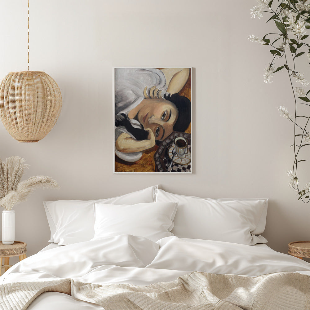 Artwork  Lorette Con Una Tazza Di Caffe 1916 16X20-inches