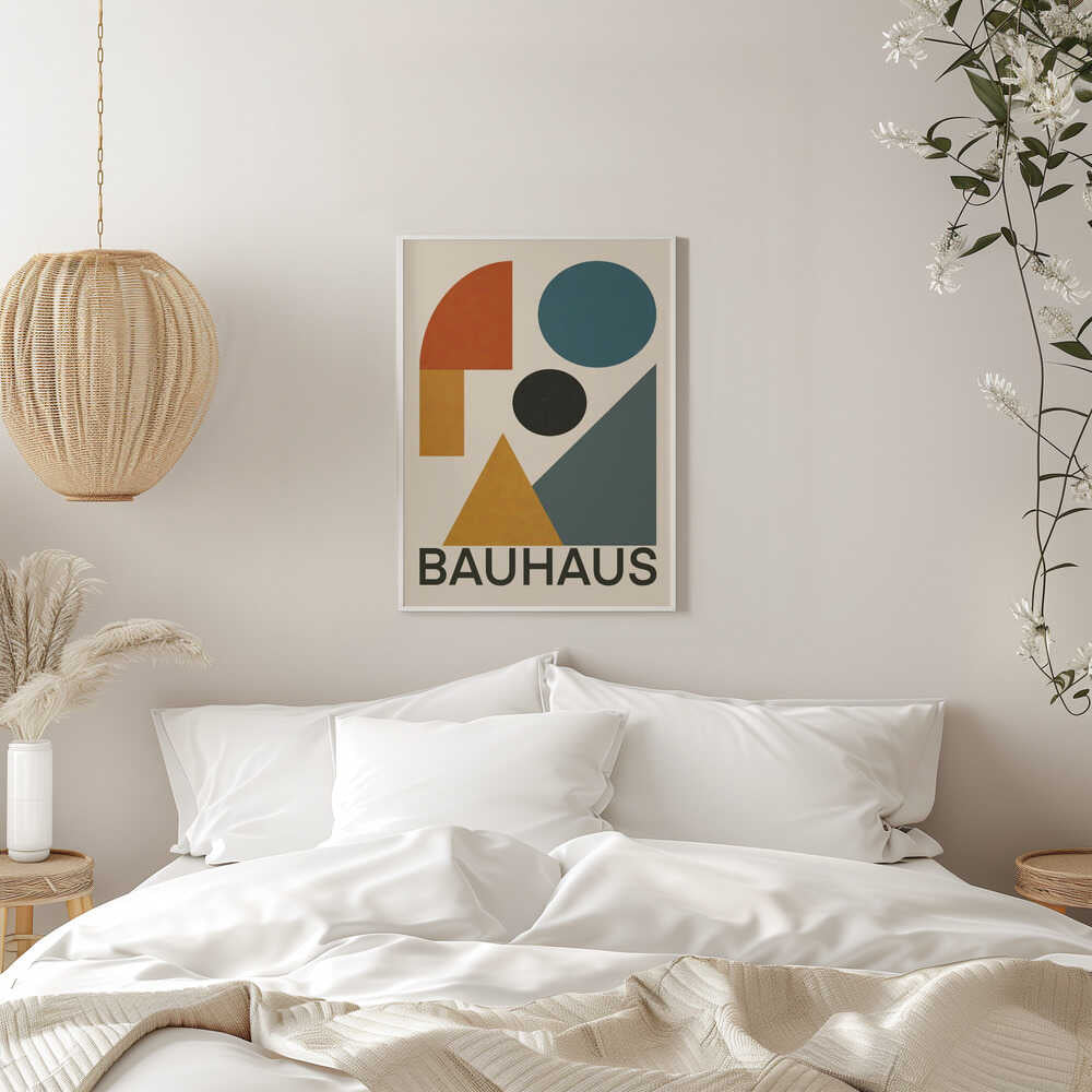 Wall art Geometric Bauhaus Composition