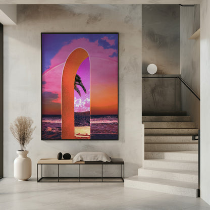 Wall art Portal Vaporwave