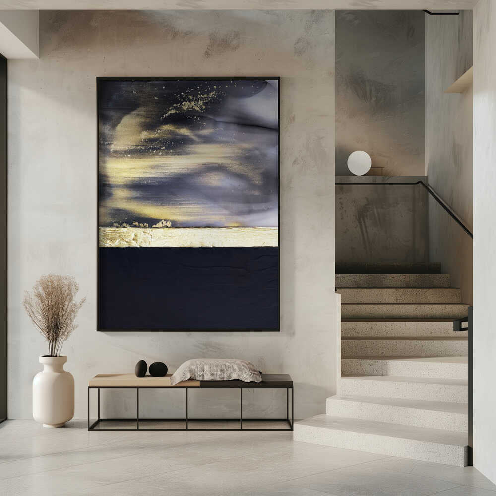Wall art Gold Noir 2
