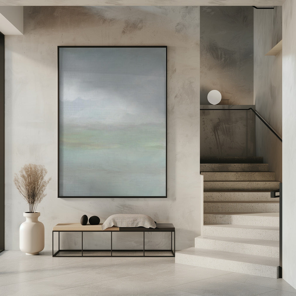 Artwork- Rough Seas Oil Panel  11-36X48inches-Gallery Wrapped (Ready to Hang)