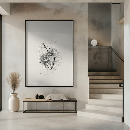Wall art Brush splatters #2