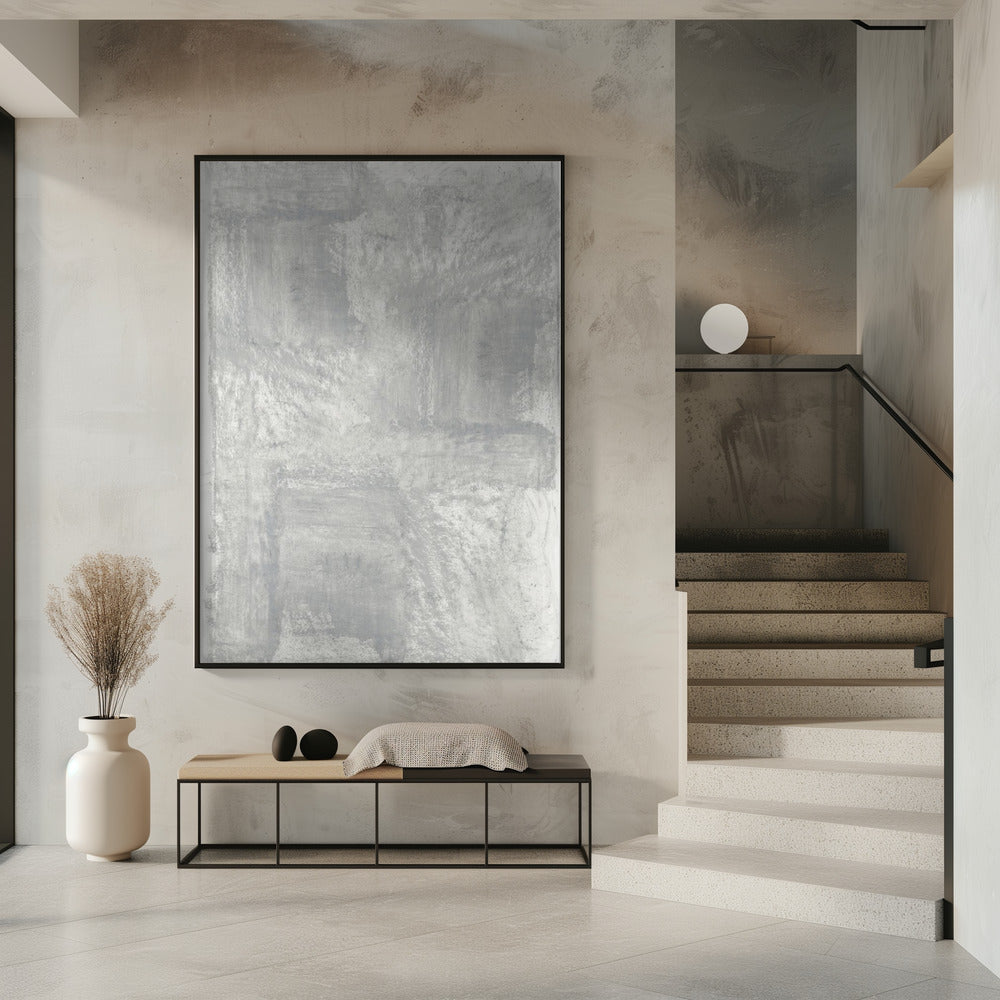 Artwork- Monotone Textures 8-36X48inches-Gallery Wrapped (Ready to Hang)