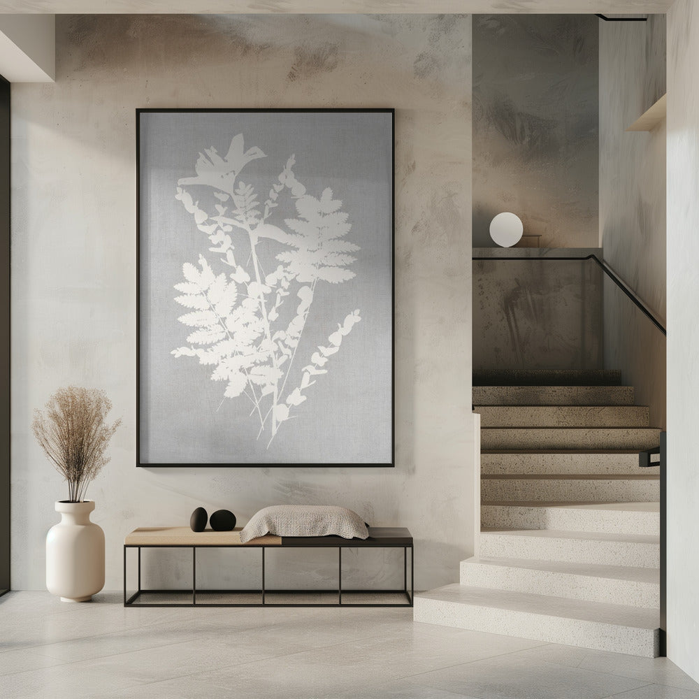 Artwork- Botanical Illustration 11-36X48inches-Gallery Wrapped (Ready to Hang)