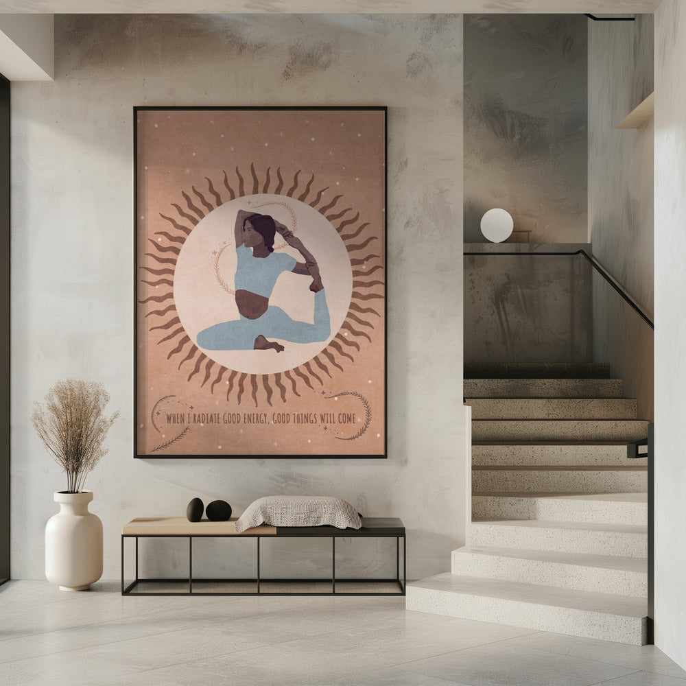 canvas prints Spiritual Feminine Energy, Sun, Moon.16X20inches- Unframed