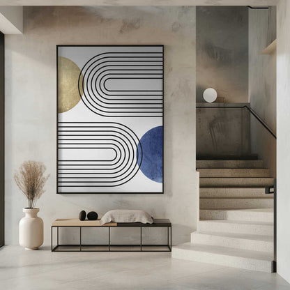 Wall art Curves and Circles