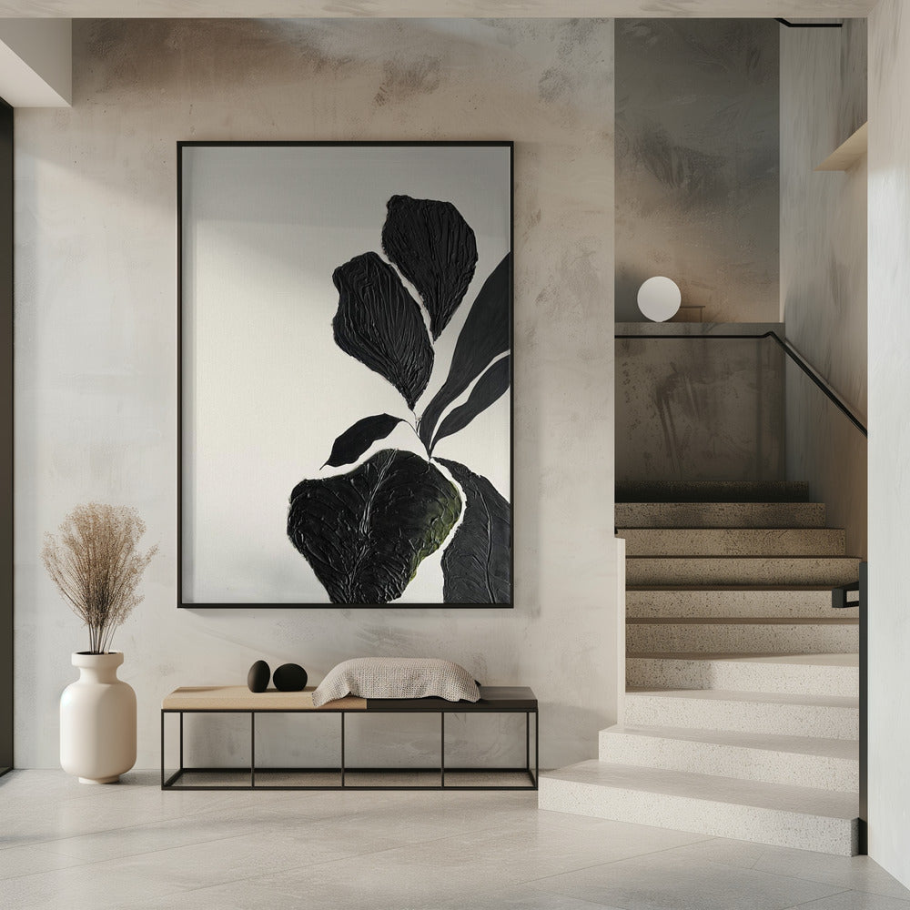 Artwork- Floral Abstract 7-36X48inches-Gallery Wrapped (Ready to Hang)