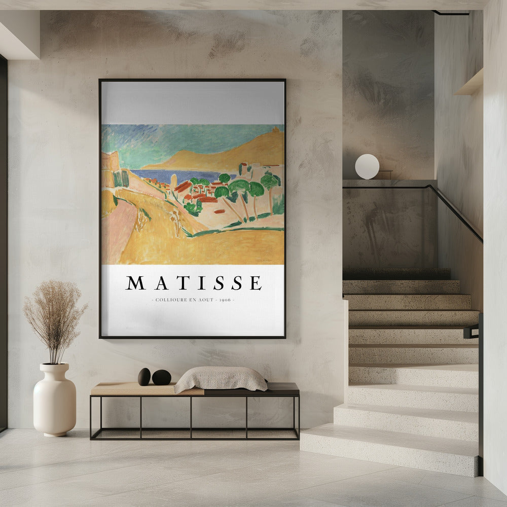 Artwork  Collioure En Aout Matisse -inches