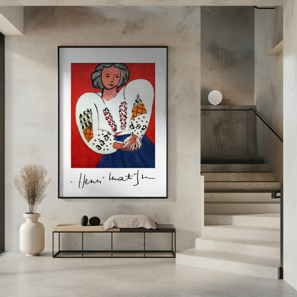 Artwork  Henri Matisse, La Camicetta Romena, 1940 -inches