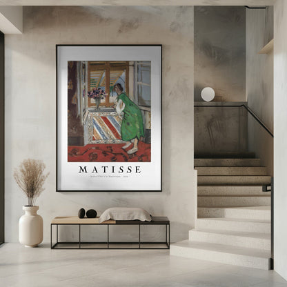 Artwork  Jeune Fille a La Mauresque 1951 -inches