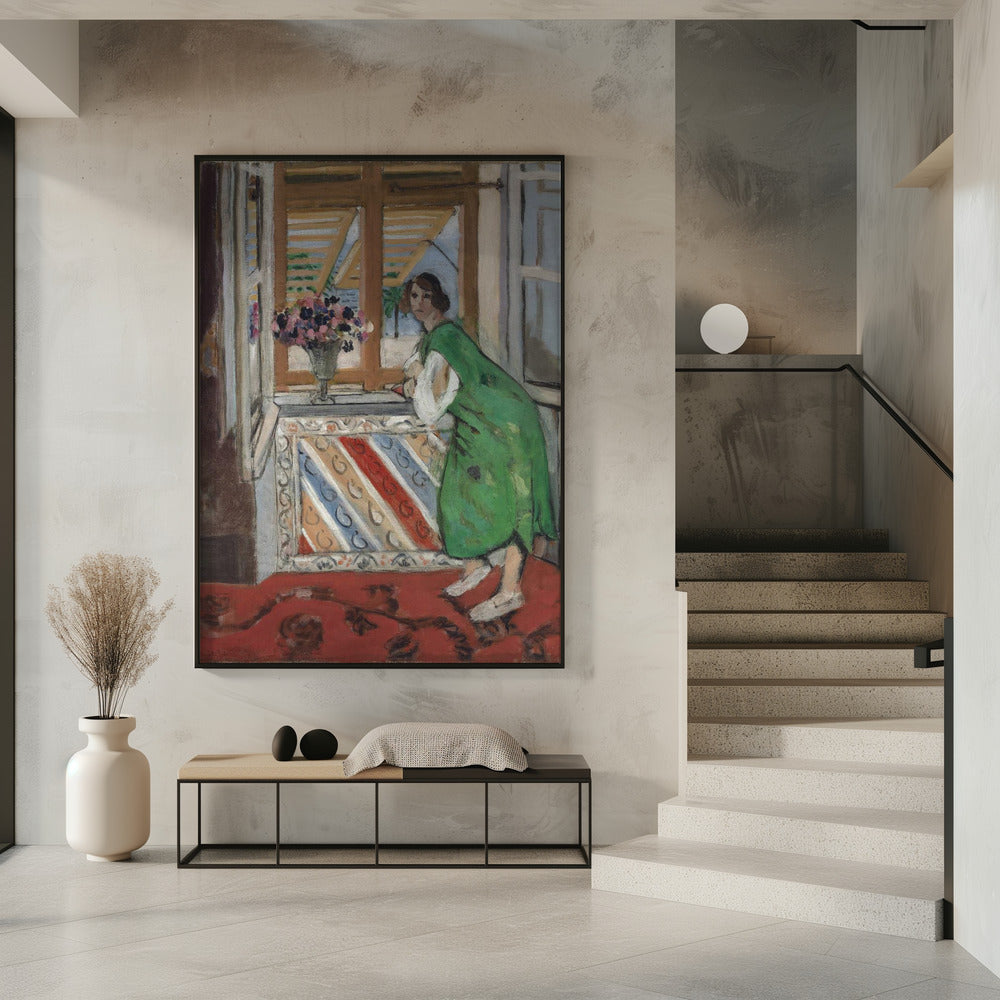 Artwork  Jeune Fille a La Mauresque Original 1951 -inches