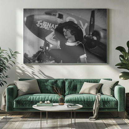 Artwork- Spirit of Adventure-48X36inches-In Black Floating Frame
