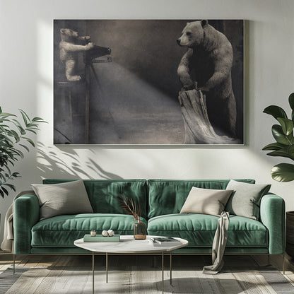Artwork- hold that-48X36inches-In Black Floating Frame