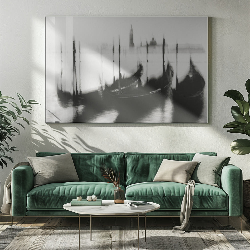 Artwork- Venice-48X36inches-In Black Floating Frame