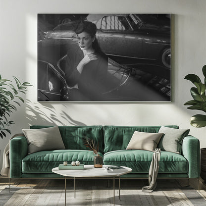 Artwork- Untitled-48X36inches-In Black Floating Frame