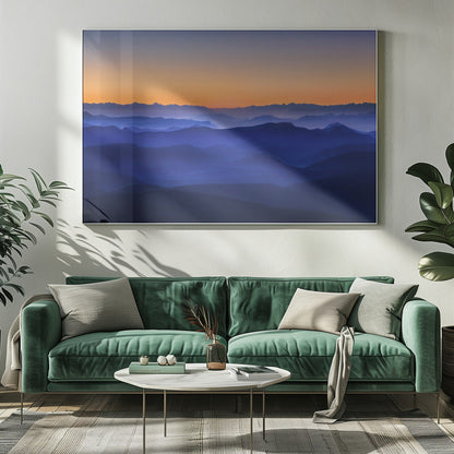Artwork Misty Mountains20X16inches- Unframed