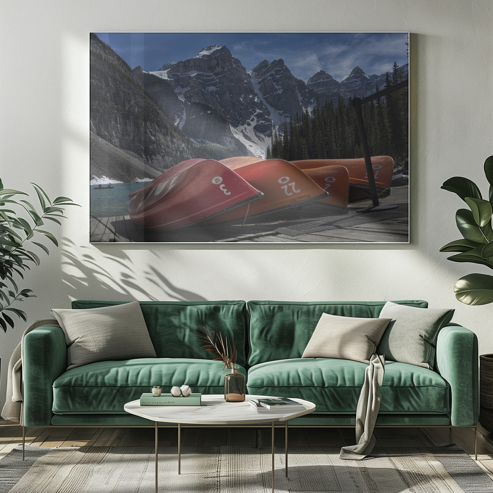 Wall art Four peaks-20X16inches-Gallery Wrapped (Ready to Hang)