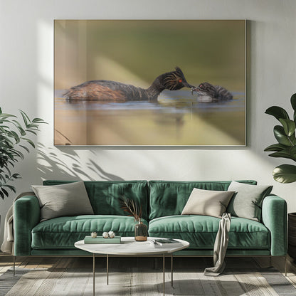 canvas prints Feeding20X16inches- Unframed
