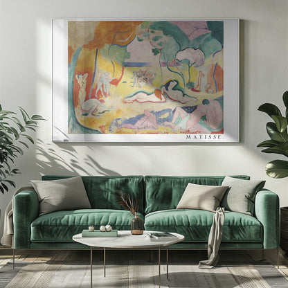 Artwork  La Joie De Vivre, With Boarder 48X36-inches