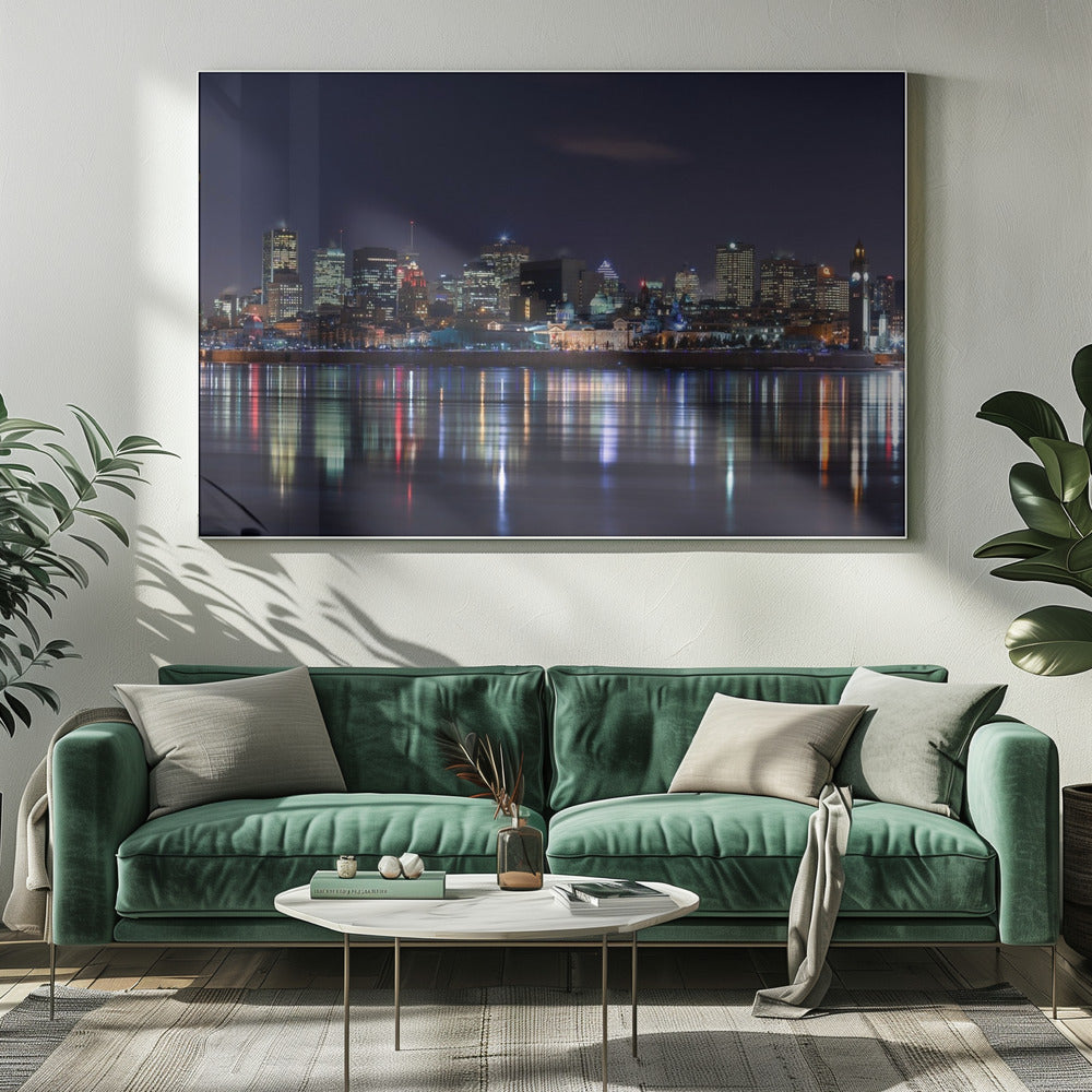 Artwork Montreal Night20X16inches- Unframed