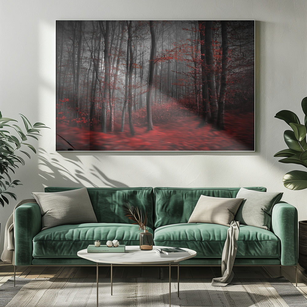 Artwork Bloody River20X16inches- Unframed