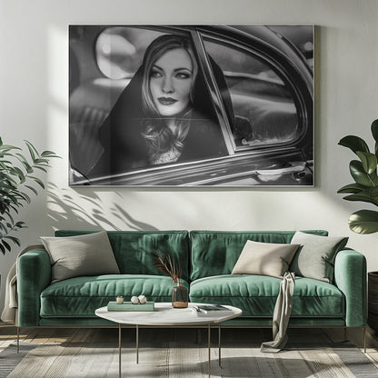 Artwork- Caught in a moment of absence...-48X36inches-In Black Floating Frame