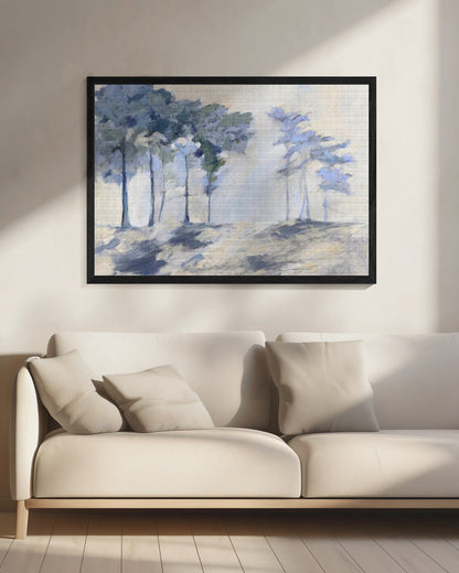Artwork- Cypress-48X36inches-In White Floating Frame