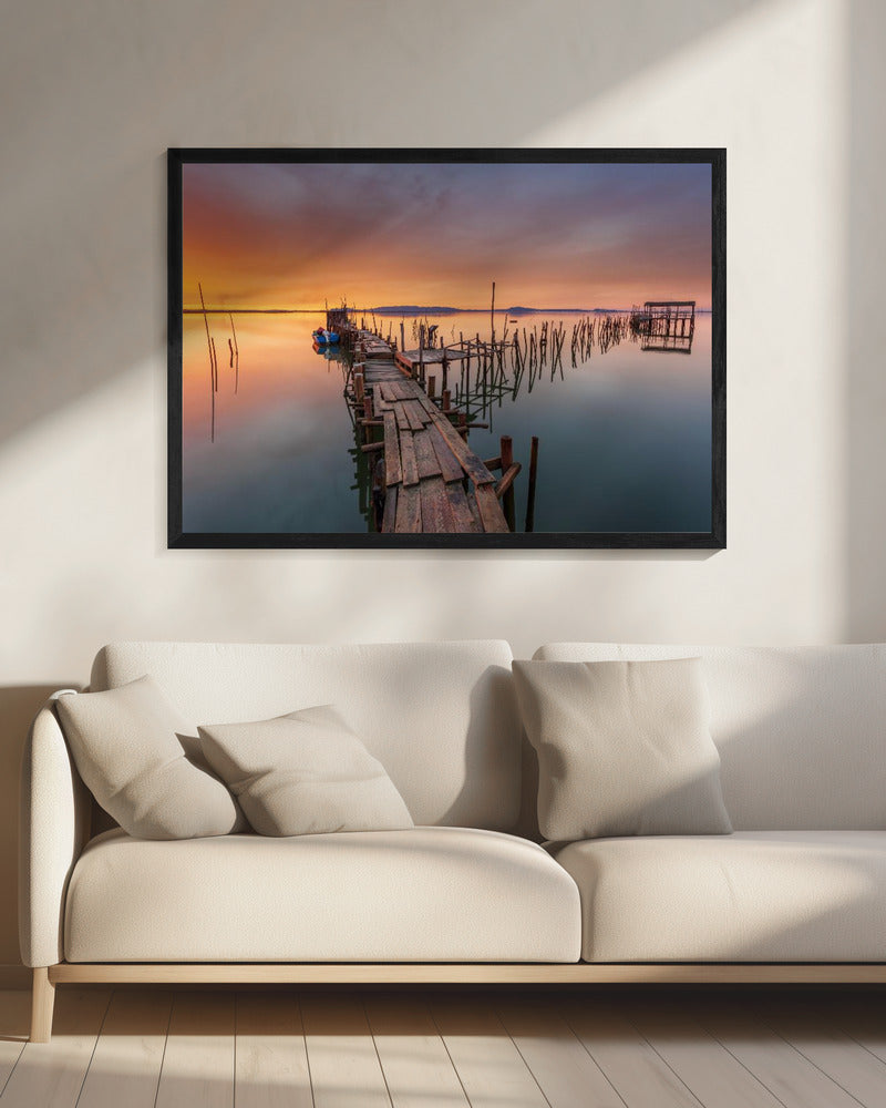 Artwork The last... Light20X16inches- Black Frame